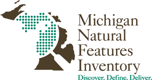 Michigan Natural Features Inventory/Michigan State University Extension logo