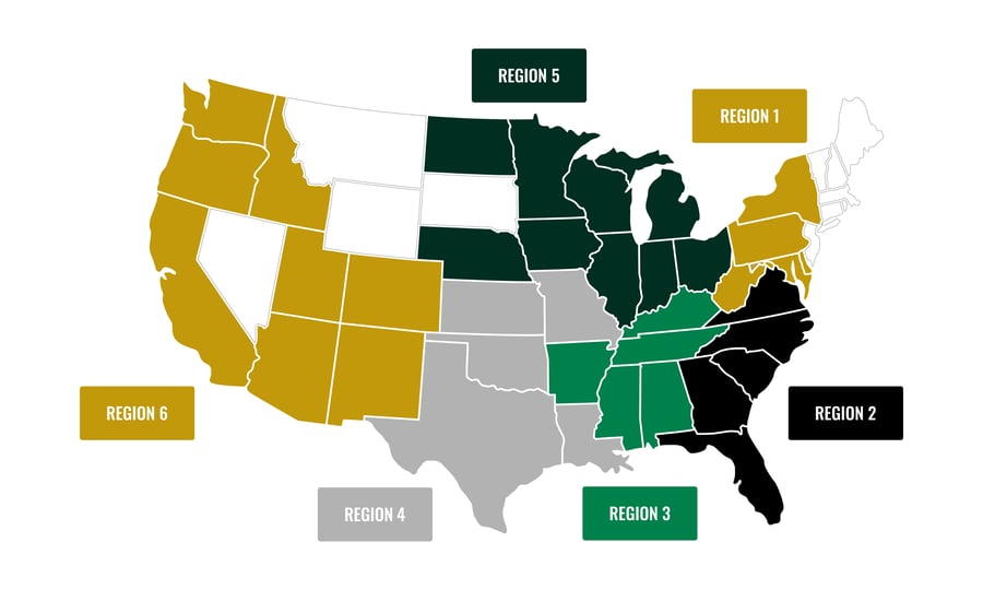 MANRRS collegiate regions